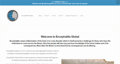 Desktop Screenshot of encephalitisglobal.org